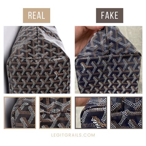 how to differentiate real and fake goyard|legit check goyard tote.